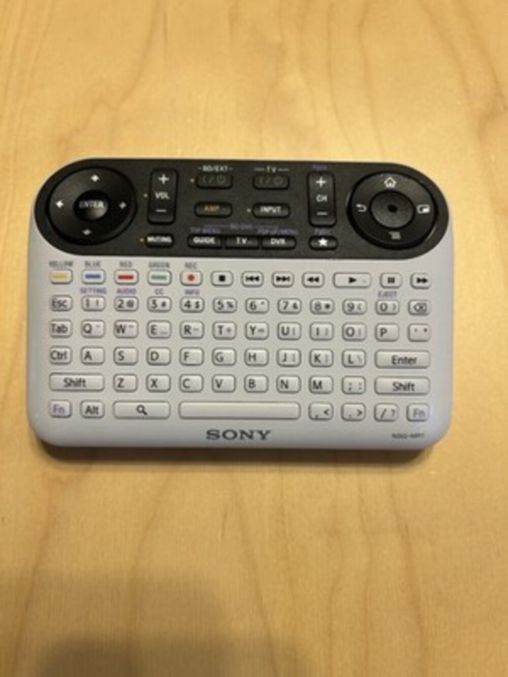 Sony Remote Control Keyboard NSG-MR1 Black Silver Good Condition Tested